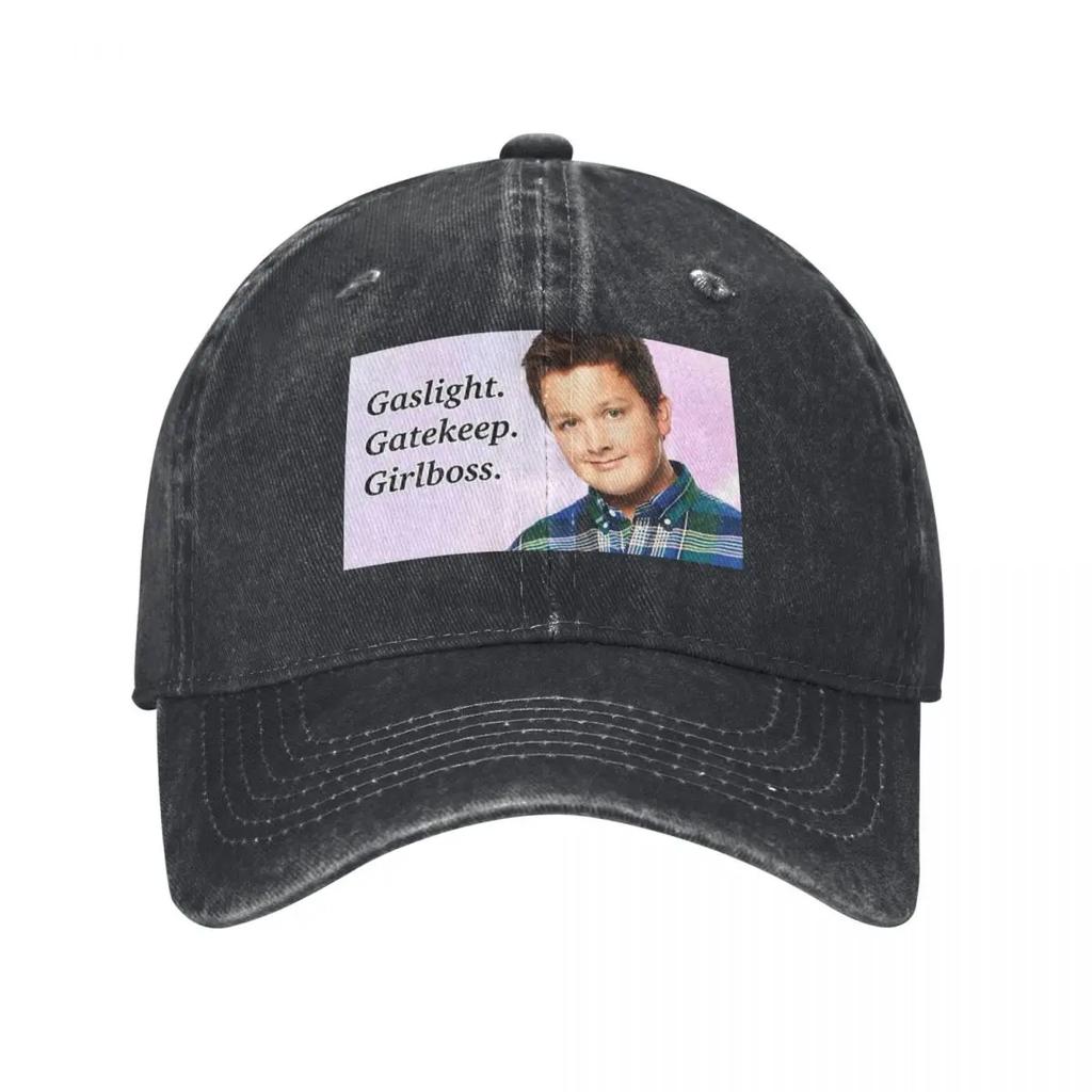 Gibby Gaslight Gatekeep Girlboss Baseballkappe Neu Im Hut Cosplay Party Hut Hüte Für Unisex Damen