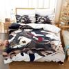 Mode Anime Danganronpa Bettwäsche-Set Bettbezug Bettdecke Bettset Steppdecke Kissenbezug King Queen Twin Size Jungen Mädchen Erwachsene
