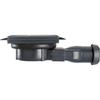 Bonde à chaper douche à l'italienne Venisio compact Wirquin 30723462 - Gris - ABS - WIRQUIN - Bonde de douche
