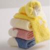 3PCS Set Baby Socks Sbring Autumn and Winter Thick Warm Baby Plush Socks Children's Coral Velvet Floor Socks 0-3 Years Old