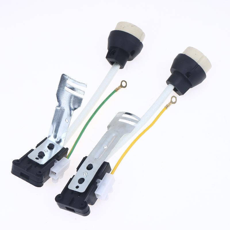 1Pcs GU10 Halogen Bulb Base Lampholder Ceramic LED Spotlight Socket 18cm Nylon Wire PV Wiring Terminal Junction Box