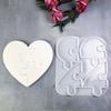 Creative Heart Shaped Silicone Coaster Mold Waterproof Heart Designs Coaster Mold For Creative Homes Decoration Projects