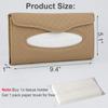 Car Tissue Holder, Sun Visor Tissue Holder, Car Visor Napkin Holder, PU Leather Backseat Tissue Case For Car/Truck (Beige)