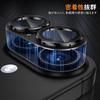Woxuyee Camera Film for iPhone 17 Full 9H Tempered Aluminum No Flash Black Ultra High Scratch Black - Protection, Glass, Alloy, Shockproof,