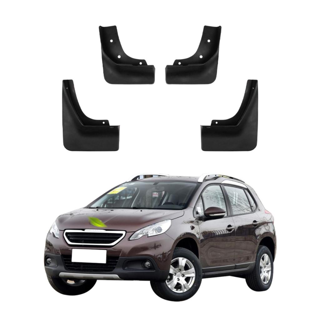 4KS Autoklapy Lapače nečistot Blatníky Autoklapy Kompatibilní s Peugeot 2008 2013 2014 2015 2016 2017 2018 2019