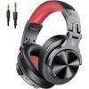 OneOdio A70 Bluetooth Over-Ear Wireless Headphones with 72 Hours Playback Time, 3.5mm/6.35mm Jack Coupling, Suitable for Studio Monitoring, Mixing, DJ