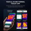 Vantrue TS2 Thermal Imaging Camera for Android iPhone iOS, 512×384 TISR Super Resolution Infrared Camera with USB-C, 25Hz