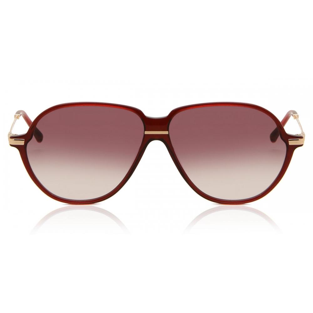 

Maje Mj5016 005 Women Sunglasses Transparent Bordeaux/58