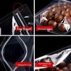 Transparent Stand-Up Self-Sealing Food Packaging Bags