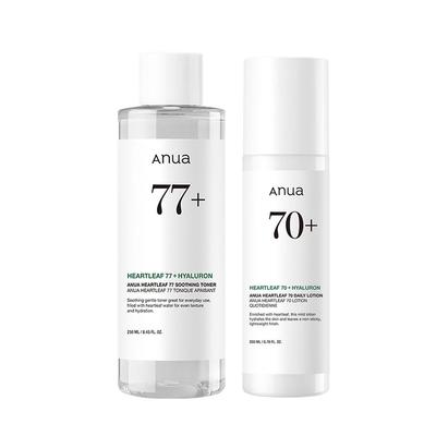 ANUA Hokudami Soothing 2 STEP Set Fluctuation Skin Soothing Care Set Moisturizing Moist Lotion Full of Moisture Fluctuation Skin Oily Combination Skin