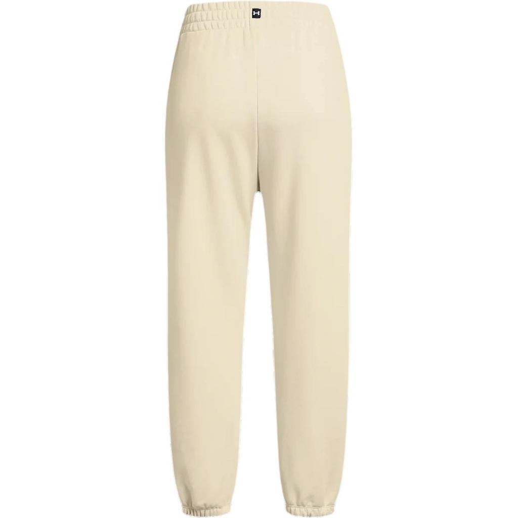 Under Armour Project Rock Tools Of The Trade Comfortable Soft Fashion Casual Pants Women Pants Mink-White Gray 1386445-273