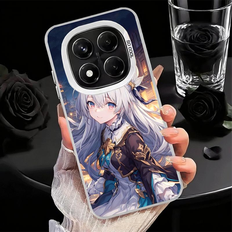 Honkai Star Rail Firefly Weiche Handyhülle für Xiaomi Redmi Note 13 14 15 Pro Plus 12S 12 11S 11 11T 10S 10 Stoßfeste Rückabdeckung