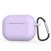 Capa protetora de silicone para airpods pro capa protetora de fone de ouvido de 3 gerações com chaveiro