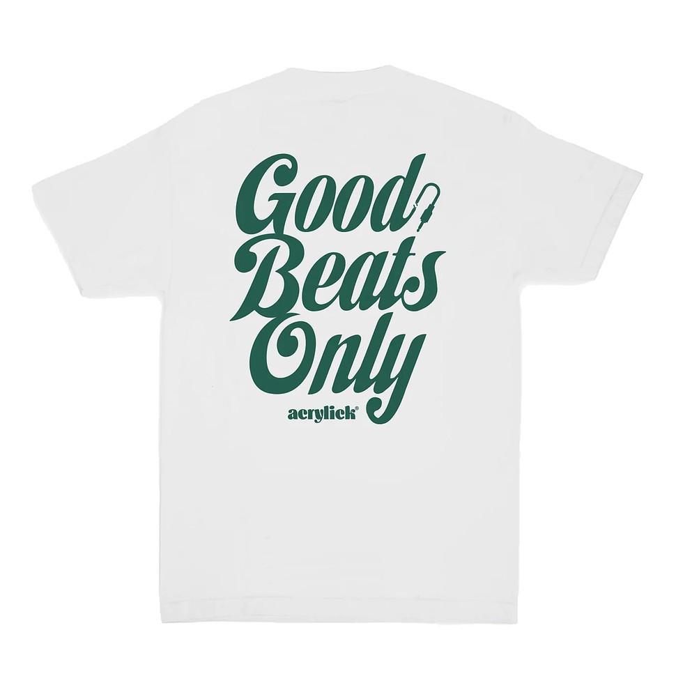 Acrylick Good Beats T-Shirt White- XXXL