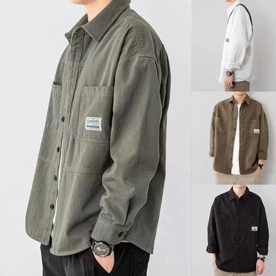 Cotton New Workwear Shirt for Men In Spring and Autumn Styles