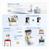 NIIMBOT B2Pro Label Writer, Label Maker, Smartphone Compatible, Thermal Label Printer, Bluetooth Connection, 300 DPI, Silver