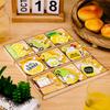 Styled Lemon Fresh Wooden Hanging Decor With Three Compartments Perfect For Summer Spaces