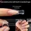 Forme per Unghie Sandwich 60pz Ovale Estensione Doppia Forma Senza Forme in Carta Necessarie Per Facili Estensioni Unghie Stampo Superiore Stampo Inferiore Manicure