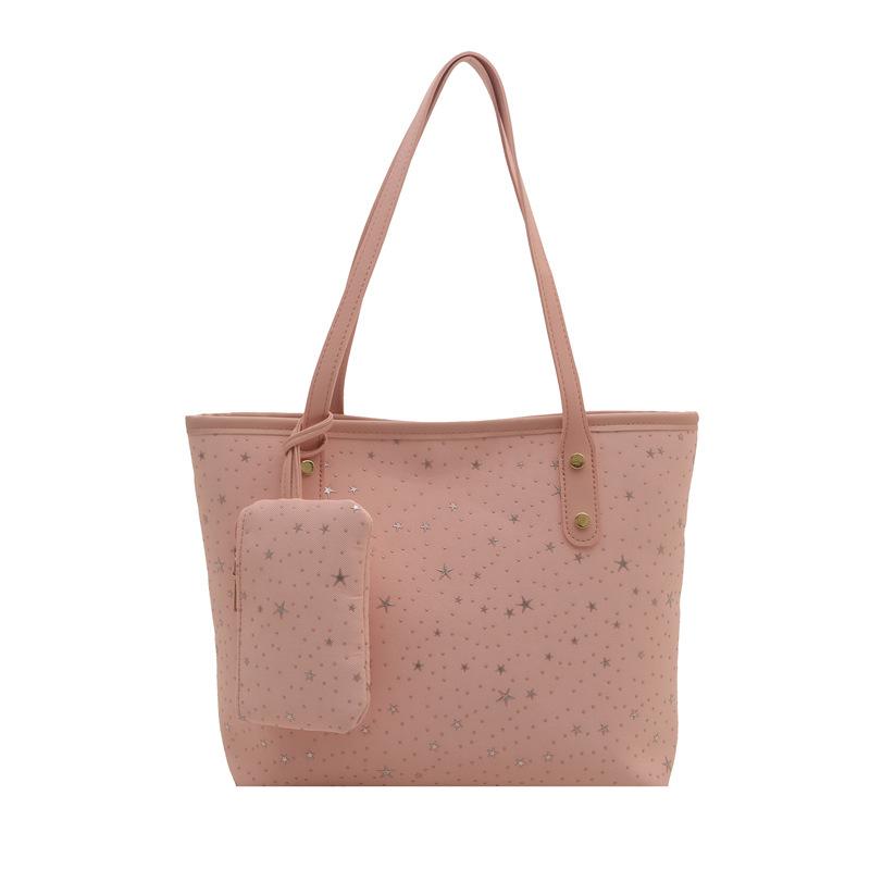 Spring new largecapacity tote bag, commuting to work, shoulder underarm bag, trendy tote bag