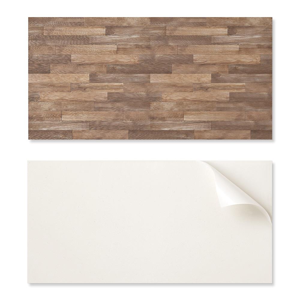 Self-Adhesive Vinyl Wall Panel 100x50 cm Floorboard Pattern
