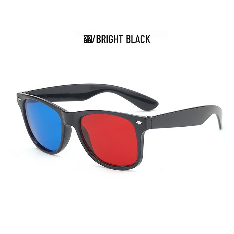 Clip-on Red-Blue 3D Lenses for Large Frames
