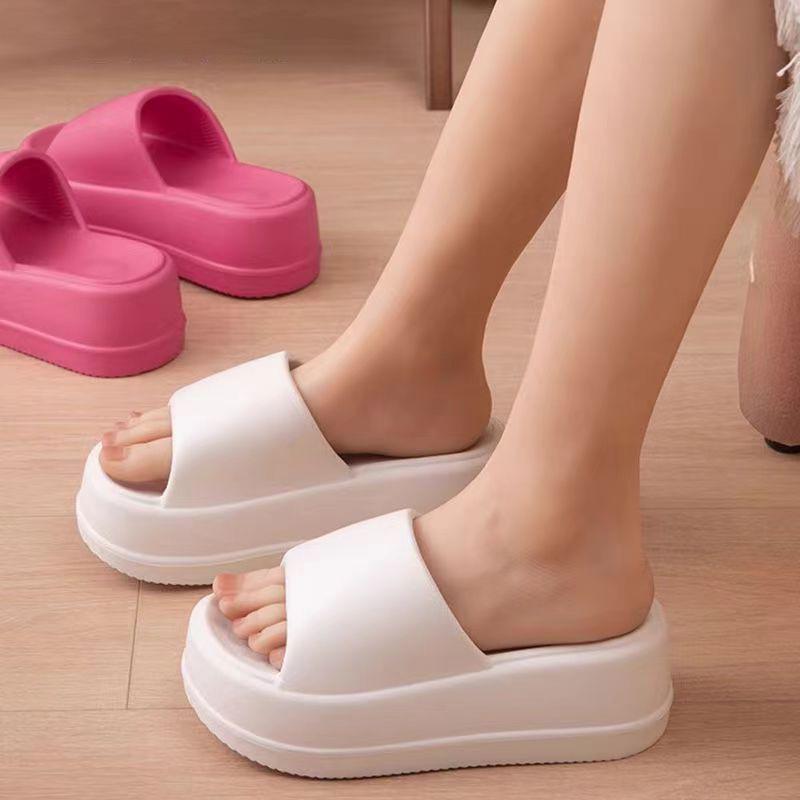 Women's Summer Thick-Soled EVA Slippers for Indoor and Outdoor Use