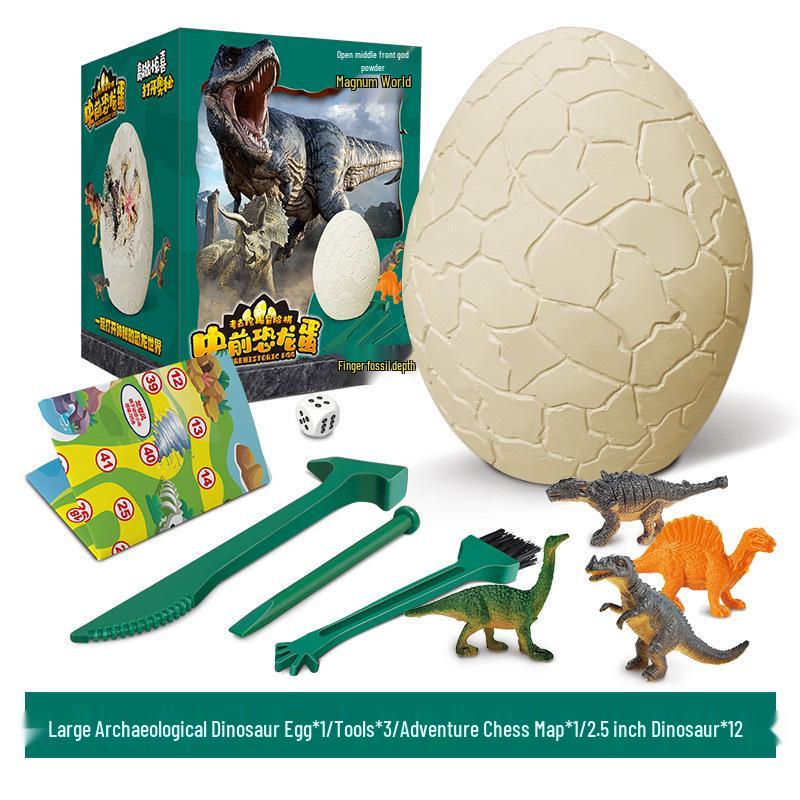 

Набор для раскопок окаменелостей динозавров: Откройте для себя сокровища Тираннозавра и Трицератопса