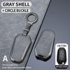 High-End Metal Protective Shell for Peugeot 307/308/408 Key Cover - Full Coverage with Buckle