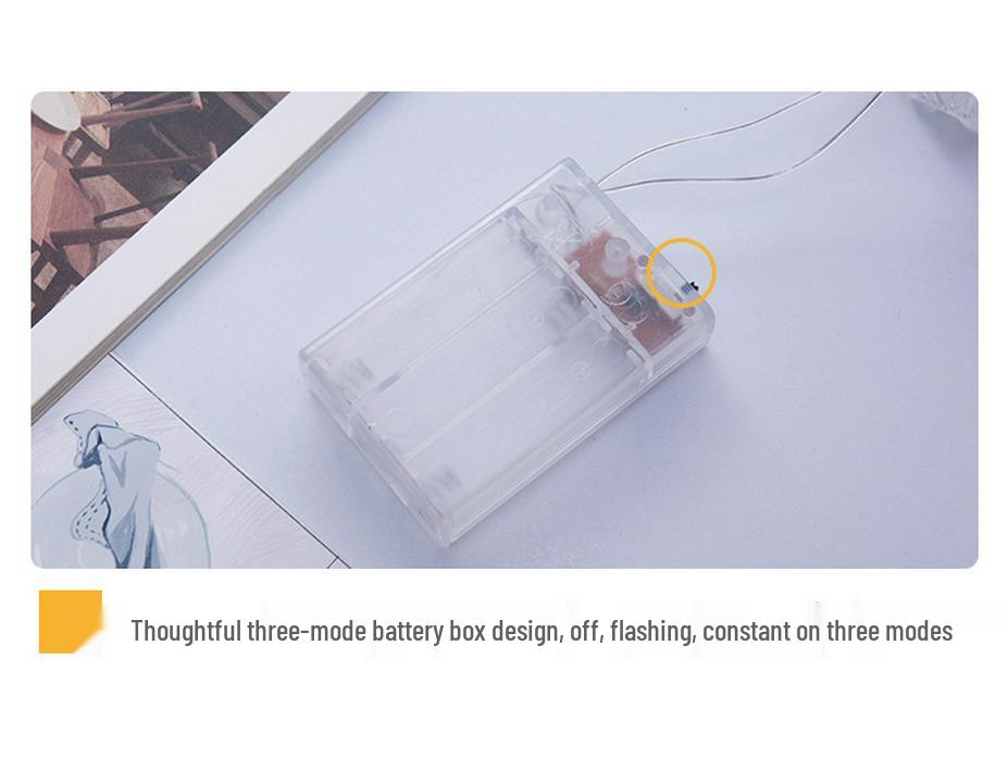 LED Photo Wall Clips Battery & USB String Lights for Holiday & Dorm Decor