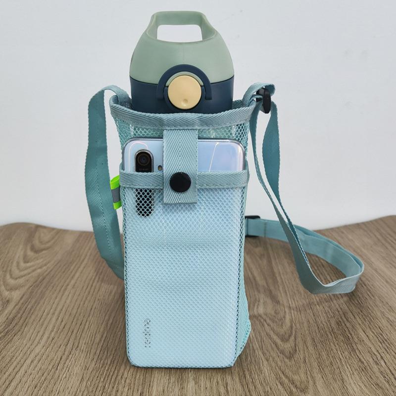 Držák na láhev na vodu s nastavitelným ramenním popruhem, taška na telefon, popruh, návlek na láhev na vodu pro sport, posilovnu, turistiku, kempování