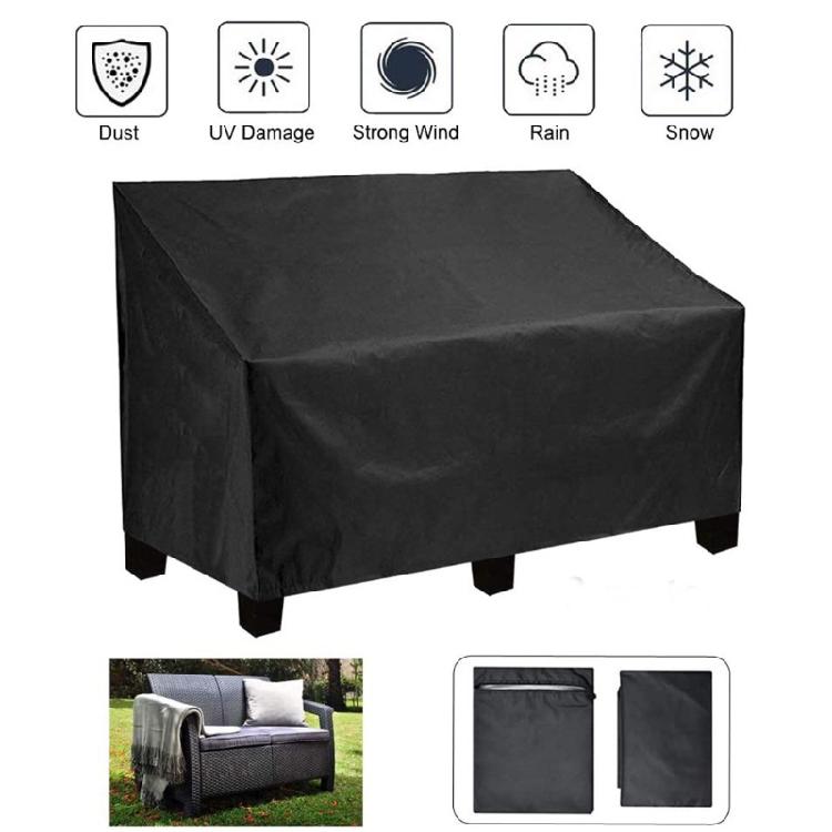 Copertura per Panca da Giardino Protezione Mobili da Patio Stanza Elementi Esterni 2/3/4 Posti