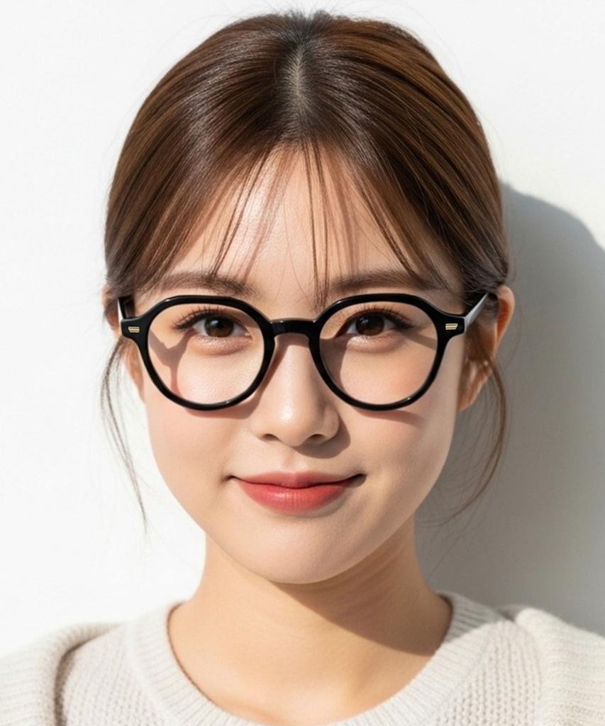 Geullaseuuseu Basic Horn-Rimmed Glasses A0525