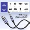 MOSWAG 14-inch Male to XLR Microphone Cable, 16.4ft, TRS-XLR Cable for CD Players, Digital Pianos, Karaoke, Mixers, Amplifiers, and Speakers