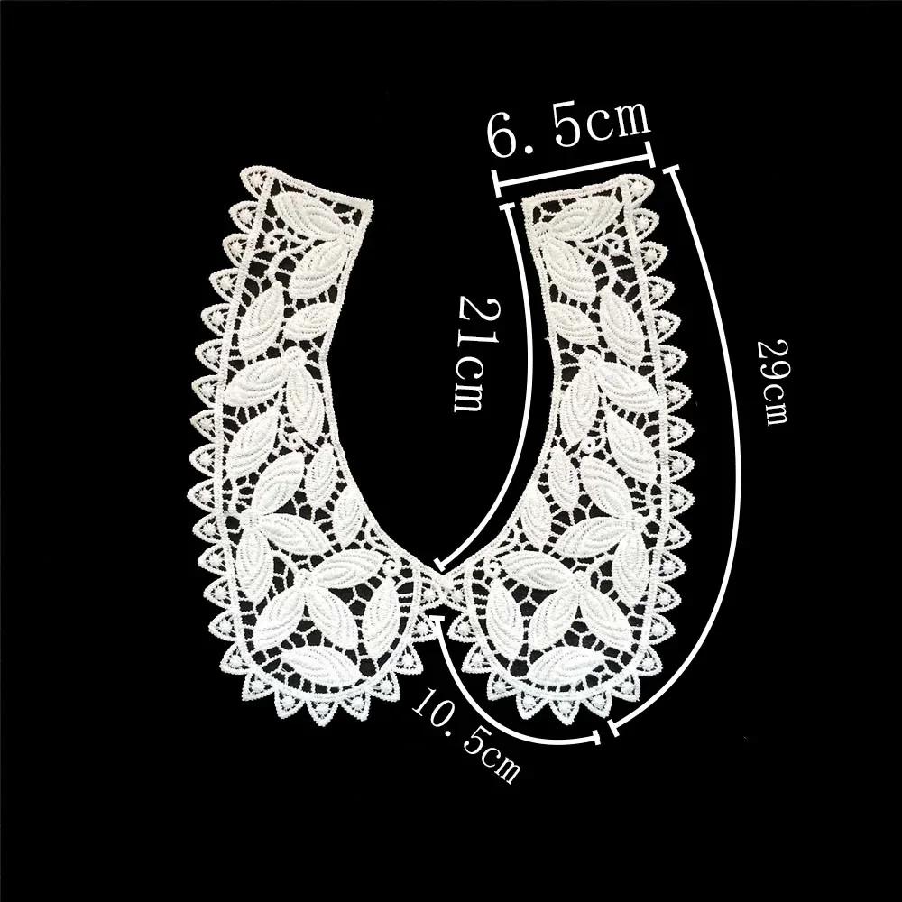 sales of 1-10 pieces Black and white embroidery hollowed out Shredded milk decoration DIY sewing lace accessories