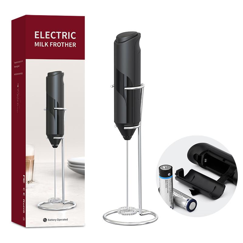 Přenosný Mini Elektrický Pěnič Mléka Pěnič Kávová Pěna Šlehač Vajec Cappuccino Míchadlo Potravinový Mixér Kuchyňský se Stojanem Šlehací Nástroje