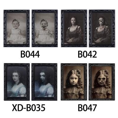Horror-Bilderrahmen, Objektiv, 3D-Gesichtsänderung, Horror-Porträts, Spuk, seltsame Party-Vorräte, Geschenke