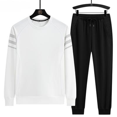 Herren Casual Sport Hoodie Set, Jugend Sport Locker Rundhals Hoodie Zweiteiliges Set