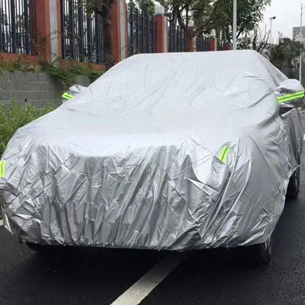 Copertura Auto S-XXL Berlina Coperture Complete con Striscia Riflettente Protezione Solare Antipolvere&Impermeabile Resistente ai Graffi UV Universale