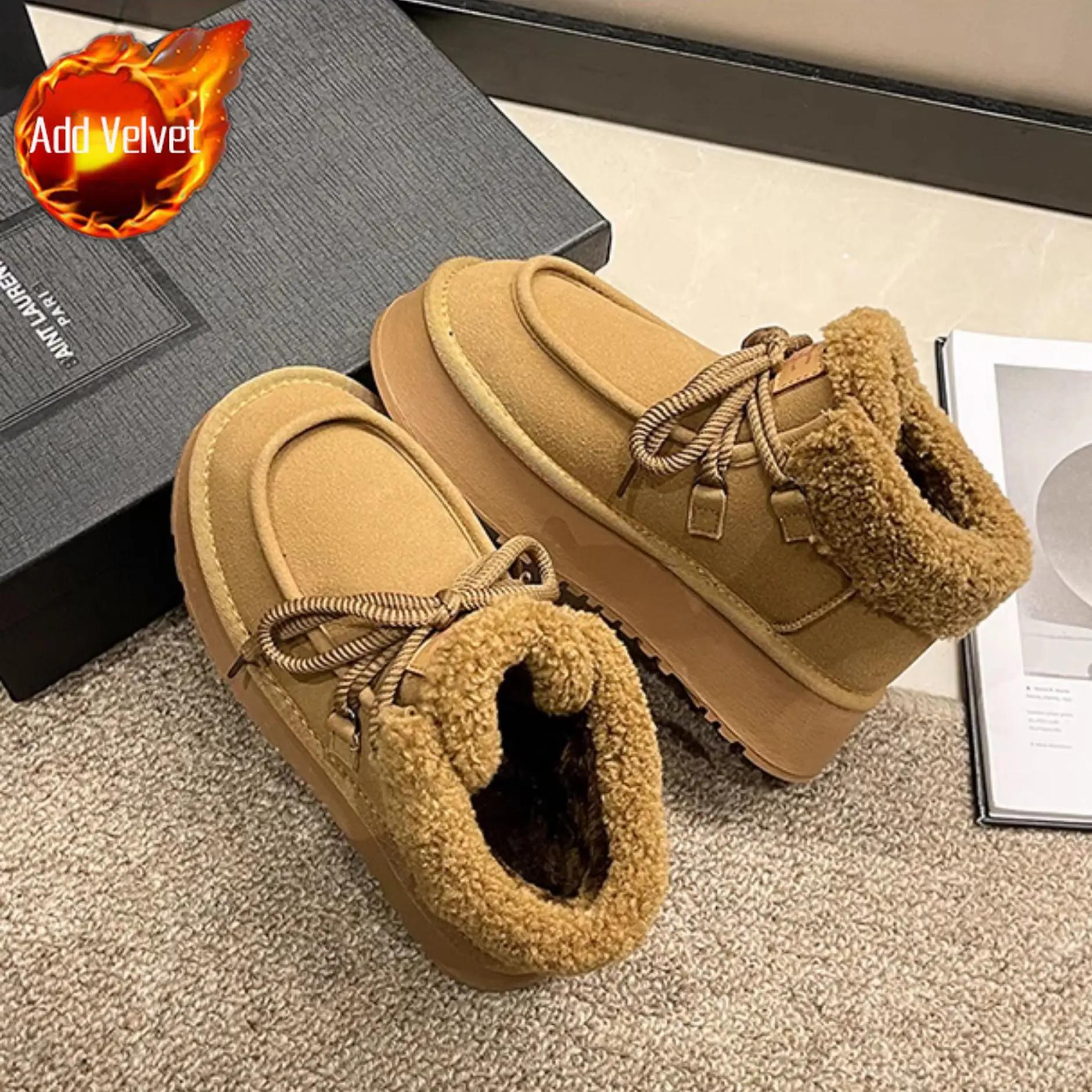 

Женские туфли на платформе со шнурками, новые, на толстой шнуровке, женские зимние ботинки на скользящей подошве, высокое качество, Gyaru, элегантные и модные, 39 40