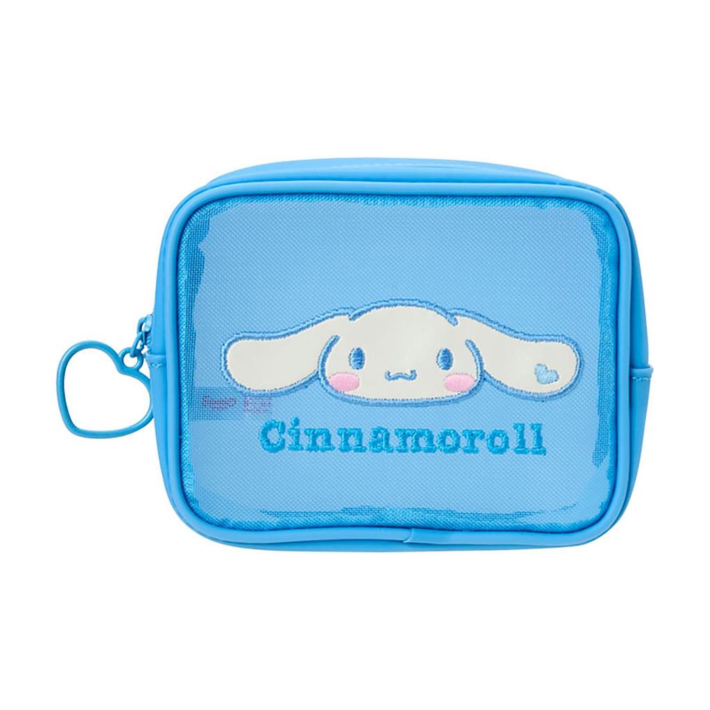 Sanrio Cinnamoroll Mini Small Item Ages 3 and 617091 Pouch, PVC, Polyester, Steel, Holder, Up,