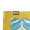 Gucci 100% Silk Adidas Collaboration Scarf Silk Yellow X Blue Women 716092 Used