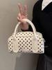 Women's Polka Dot Handbags 2026 New Commuting Patchwork Crossbody Bags Korean Style Cute Zipper Female Shoulder Bags