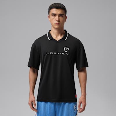 Jordan T Shirts Men s Black V neck Moderate S