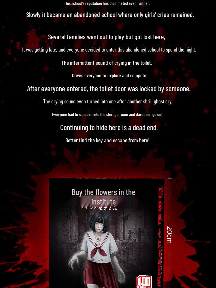 Hanako of the Toilet: Ghost of the Night - A 2-4 Player Cooperative Horror Escape Card Game