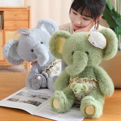 Cute Baby Elephant Plush Doll Fox Elephant Rag Doll Claw Machine Doll Children Sleep Soothing Pillow