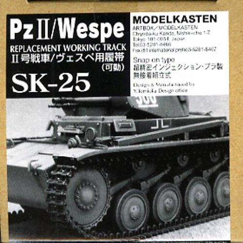 Model Kasten 1/35 scale working tracks for Panzer II/Wespe