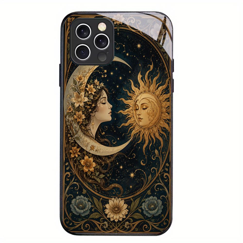 Sun and Moon Phone Case Phone Case Glass