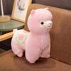 35/50cm Saddle Alpaca Llama Plush Animals Toy Cute Stuffed Doll Household Throw Pillows Home Decor Kids Toys Birthday Gifts
