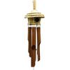 Bird Box Round Seagrass With Chimes 45x17cm