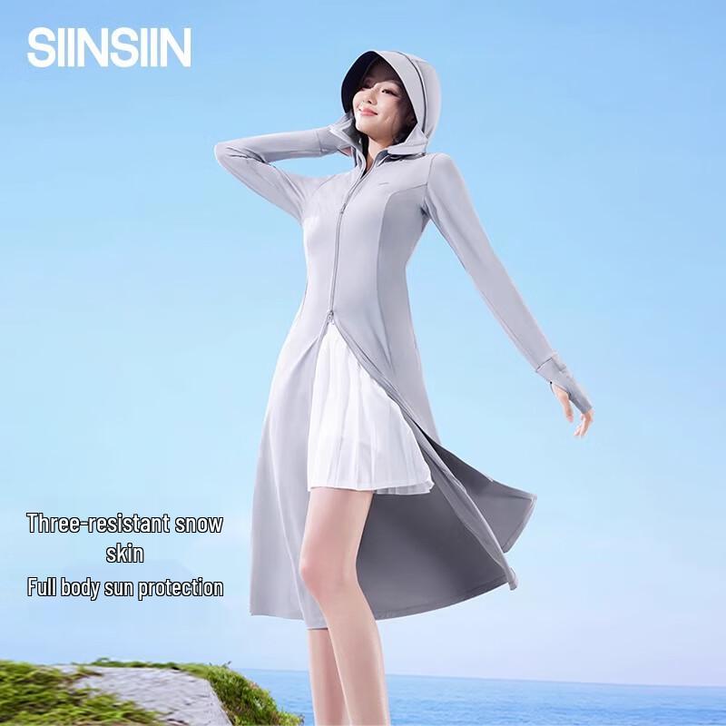 SIINSIIN Women s Long Cool-Touch Sun Protection Jacket S